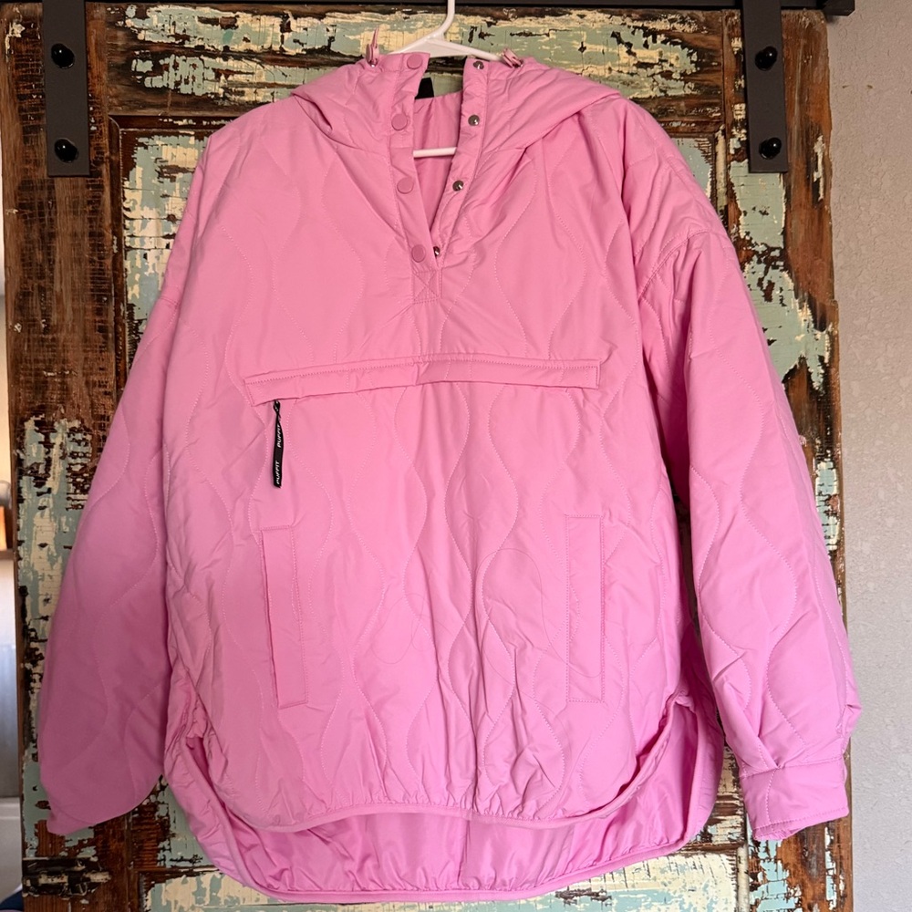 Women's Pink Hooded Puffit Jacket